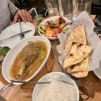 Basant Modern Indian Restaurant signature dishes Tandoori OctopusButter ChickenLamb Shank Nihari
